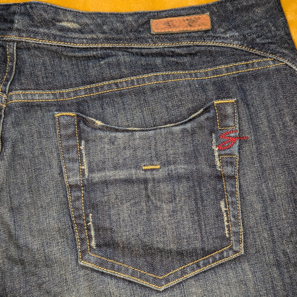Seven7 Bootcut Dark Vintage Wash Jeans